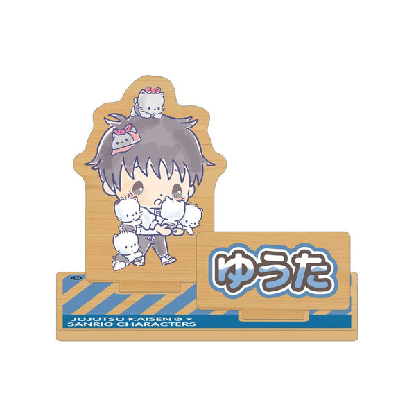 『呪術廻戦 0×サンリオキャラクターズ』乙骨憂太×ニャニィニュニェニョン パーツ付きウッドスタンド【202510再販】